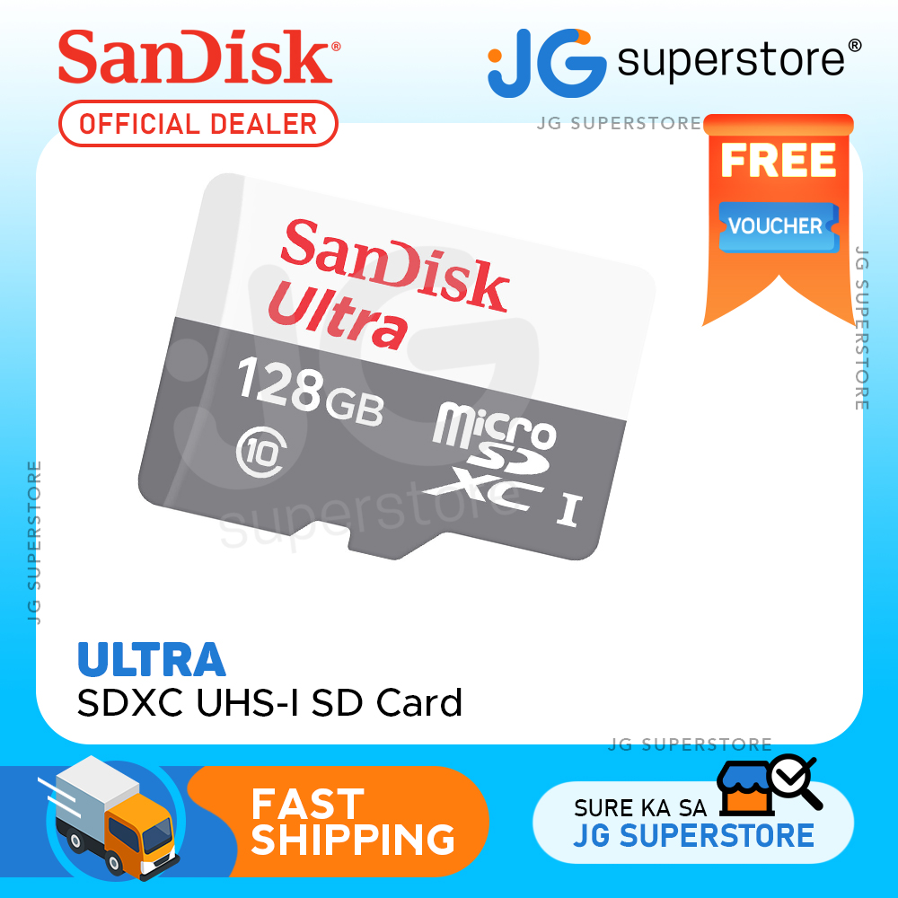 SanDisk Ultra Micro SD Card 64GB UHS-I SDHC Class 10 with 100MB/s Read  Speed | Model - SDSQUNR-064G-GN3MN | JG Superstore | Lazada PH