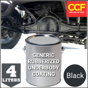 Rubberized Under Body Coating Paint for Cars - 4 Liters