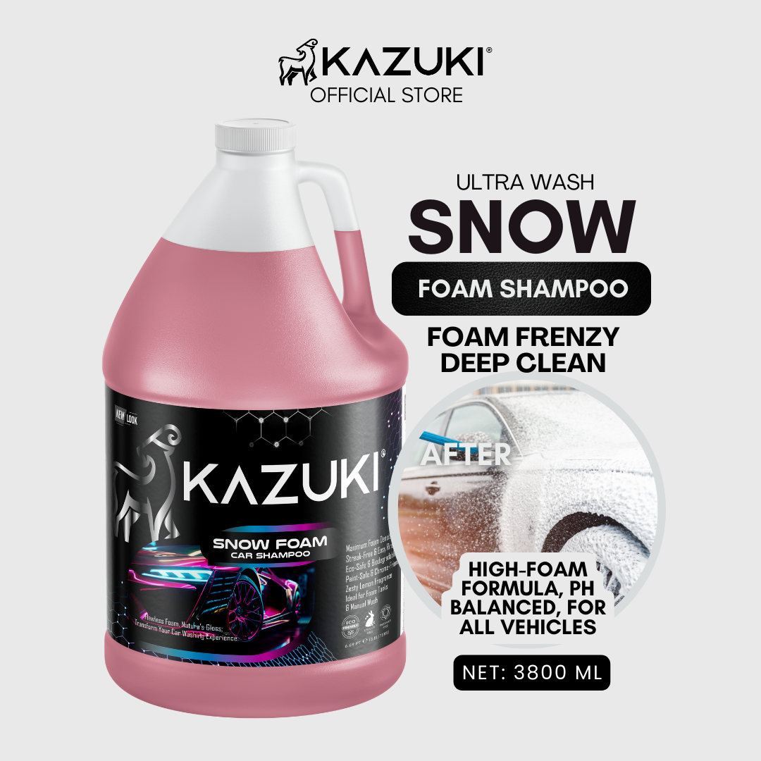 Kazuki Pink Foam Wash for Cars and More