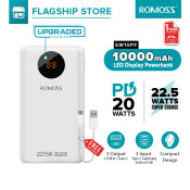 Romoss 20000mAh Power Bank with Fast Charging and LED Display