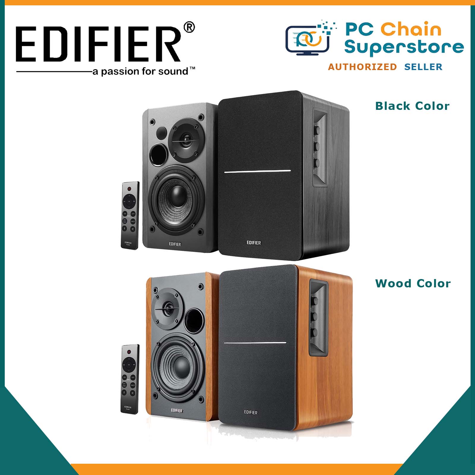 色: ウッド】Edifier【アップグレード】 R1280DBs Blueto