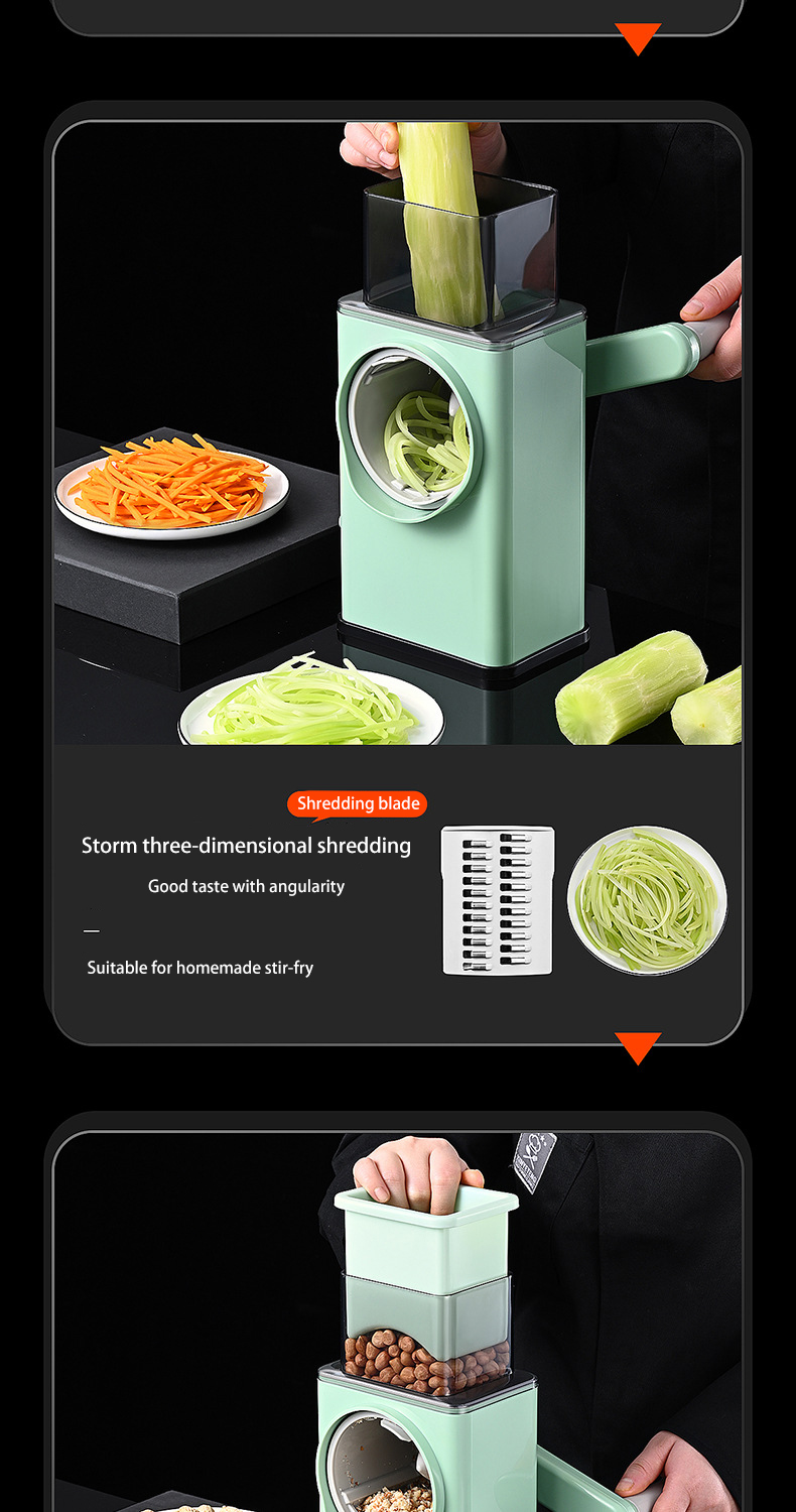 Multi-function Vegetable Cutter Shredding Artifact Grater Storm