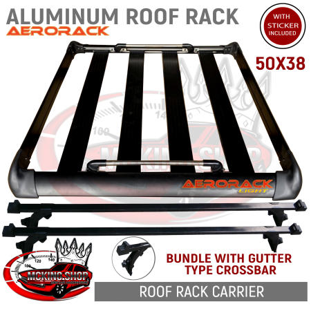 AERORACK Universal Roof Rack Carrier - Gutter Type Crossbar