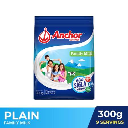 Anchor Family Milk Powder Plain 300G