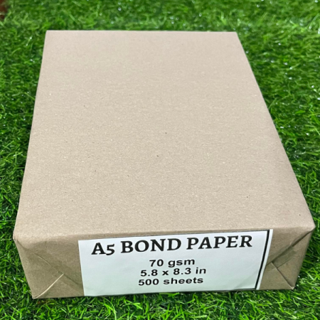 Bond Paper Cut Size A5 OR A6 500 SHEETS Sold per ream