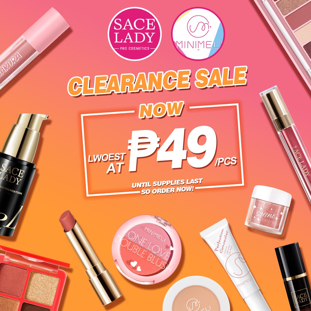 Discount on SACE LADY  shoes - SKU: [CLEARANCE SALE]SACE LADY Lightweight Liquid Blusher + Waterproof Eyebrow Gel + Liquid Eyeshadow + F
