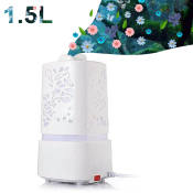 EWA 1.5L Ultrasonic Humidifier with Color-Changing LED Light