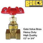 Gate Valve Brass Heavy Duty Manual Thread bdecs