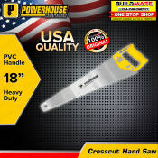 POWERHOUSE Crosscut Hand Saw 18" PVC Handle BUILDMATE PHHT