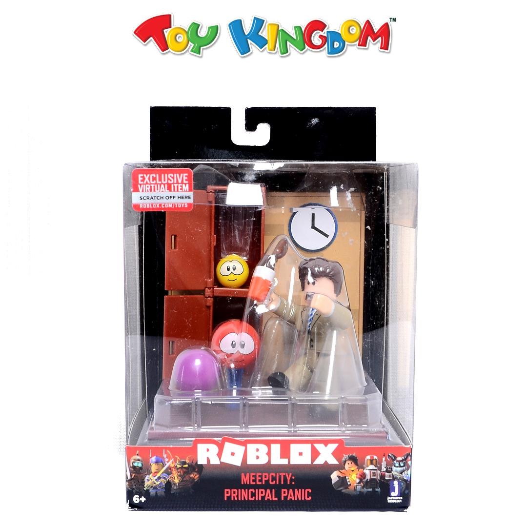 Roblox Desktop Series Meepcity Principal Panic Collectible Figure Toy Kingdom - roblox toys desktop series