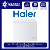 Haier 5.2 cu.ft. Steel Top Door Chest Freezer BD-146HDV6