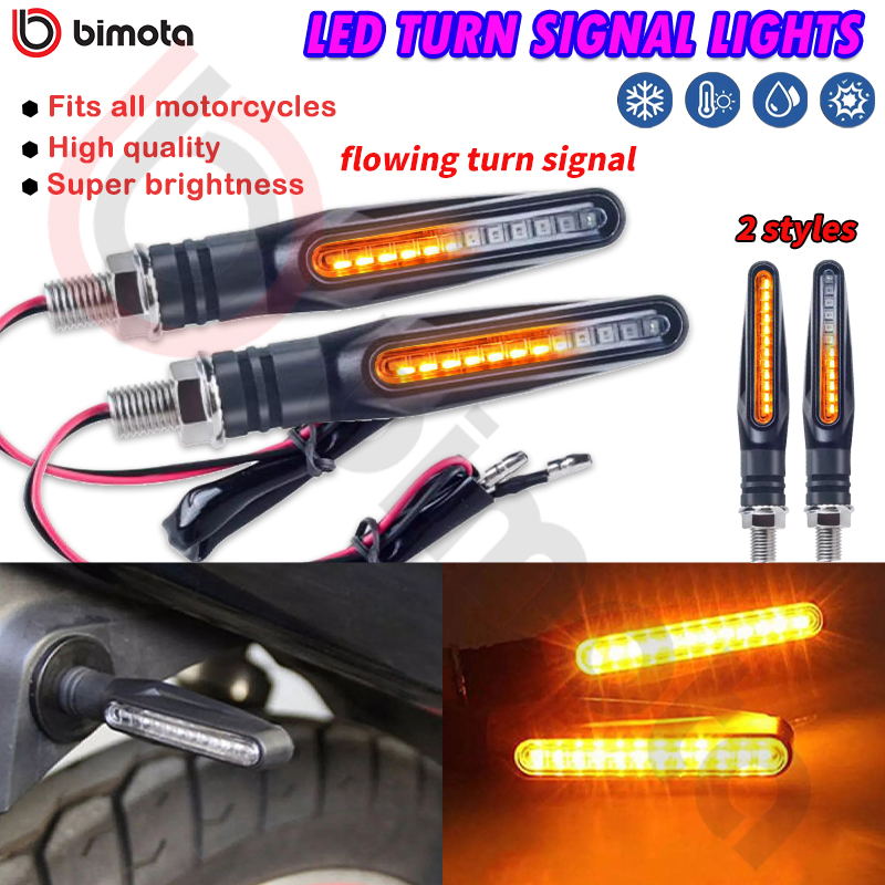 Bimota LED Turn Signal Lights - Amber Flashing Indicators