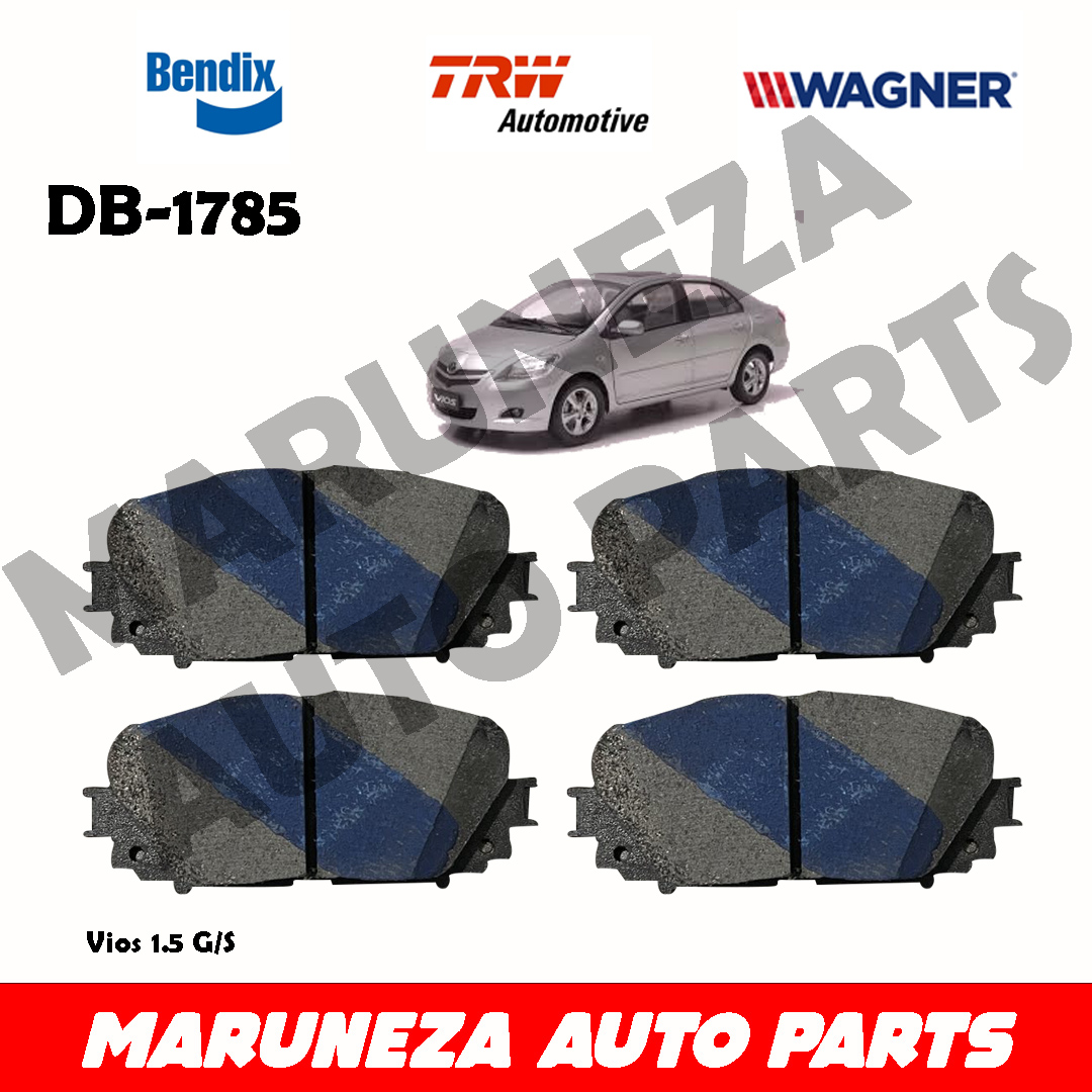 Brembo Brake Pads (P83165N) Toyota Vios 1.3, Yaris 2013 - 2023