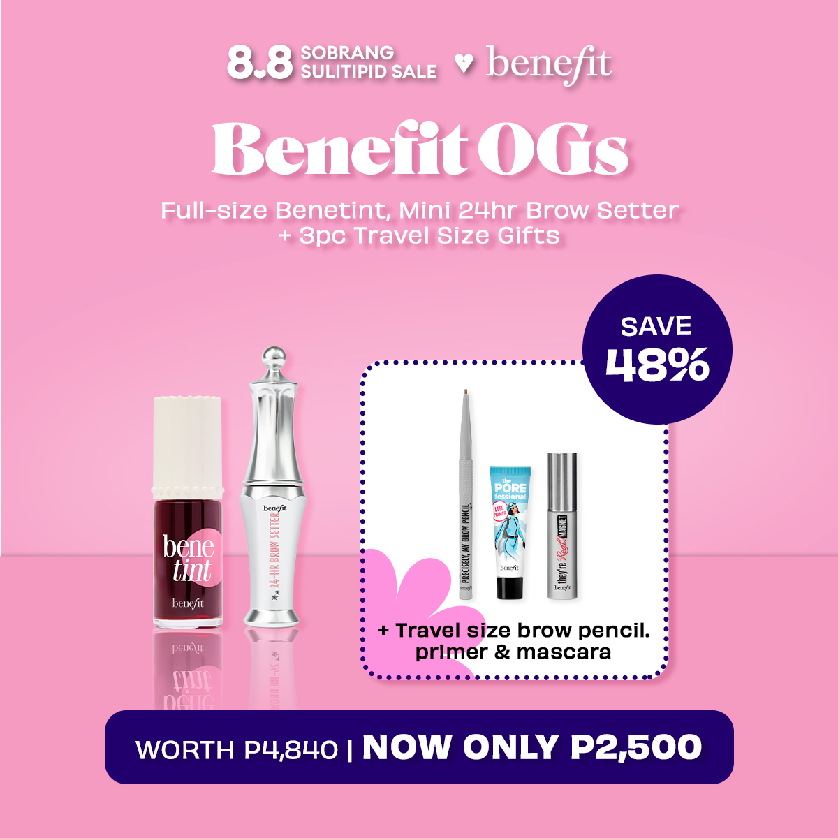 Discount on Benefit  shoes - SKU: [8.8 Exclusive AUG 7 8PM - AUG 12 ONLY]  Benefit OGs