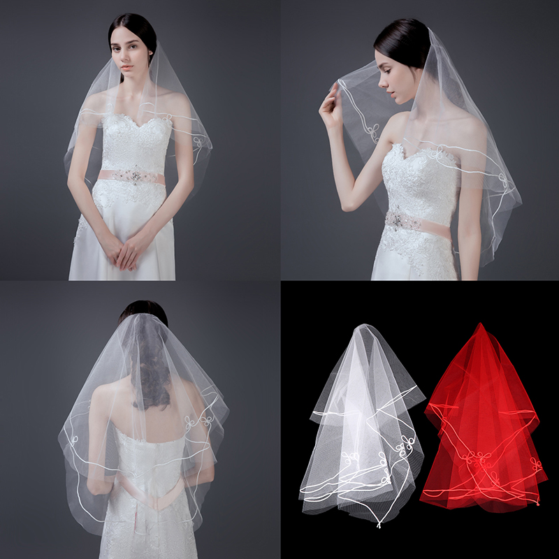 1pc Bridal Head Veil with Comb, Hair Brush Long Single Layer Veil Bridal Wedding Accessories,Temu