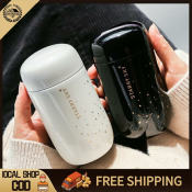 Stainless Steel Insulated Coffee Mug Flask Bottle, Double Lid