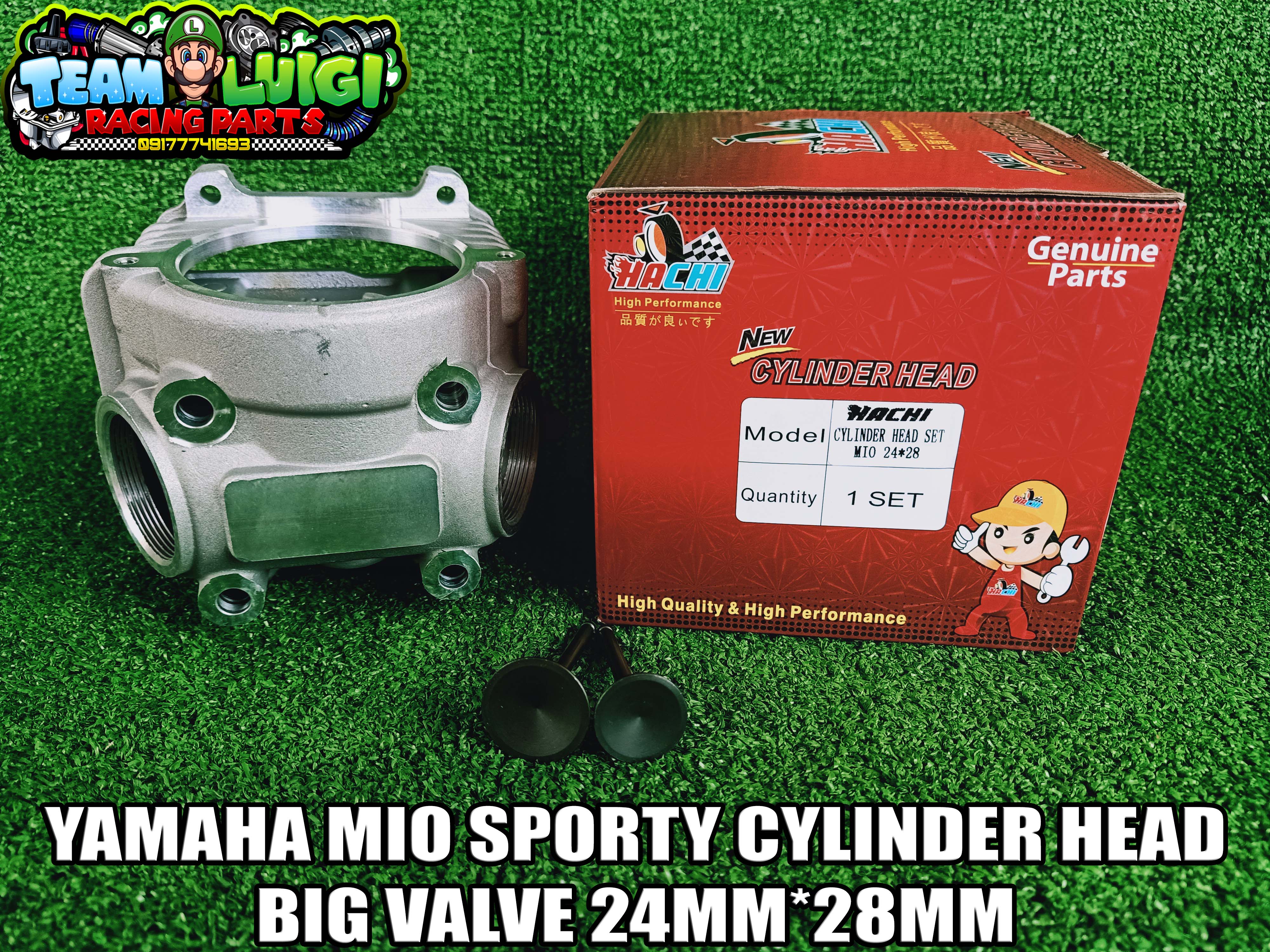 mio⭐︎ HACHI YAMAHA MIO SPORTY CYLINDER HEAD BIG VALVE 24MM*28MM