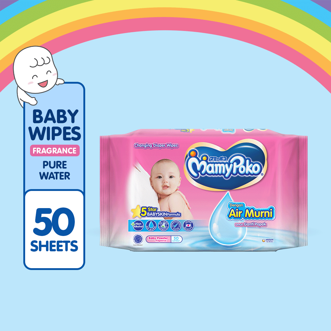 Pink Mamy Poko Newborn MAMYPOKO Royal Soft Organic Cotton Baby