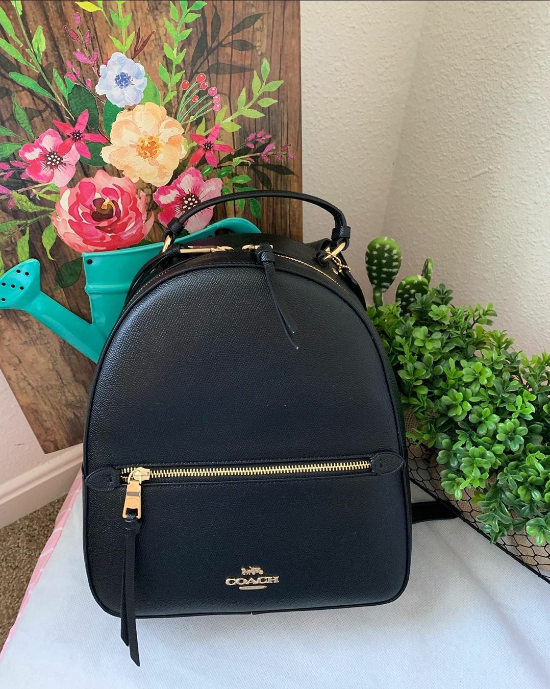 Coach black jordyn backpack new arrivals