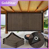 Gold Star Brown Anti-UV Sunshade Net for Outdoor Use