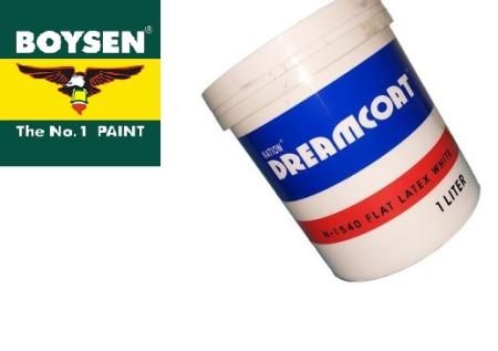 Nation Dreamcoat by Boysen Flat Latex White Paint 4L