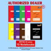 WRITING Neon Calypso Notebook Set - 10 Random Colors