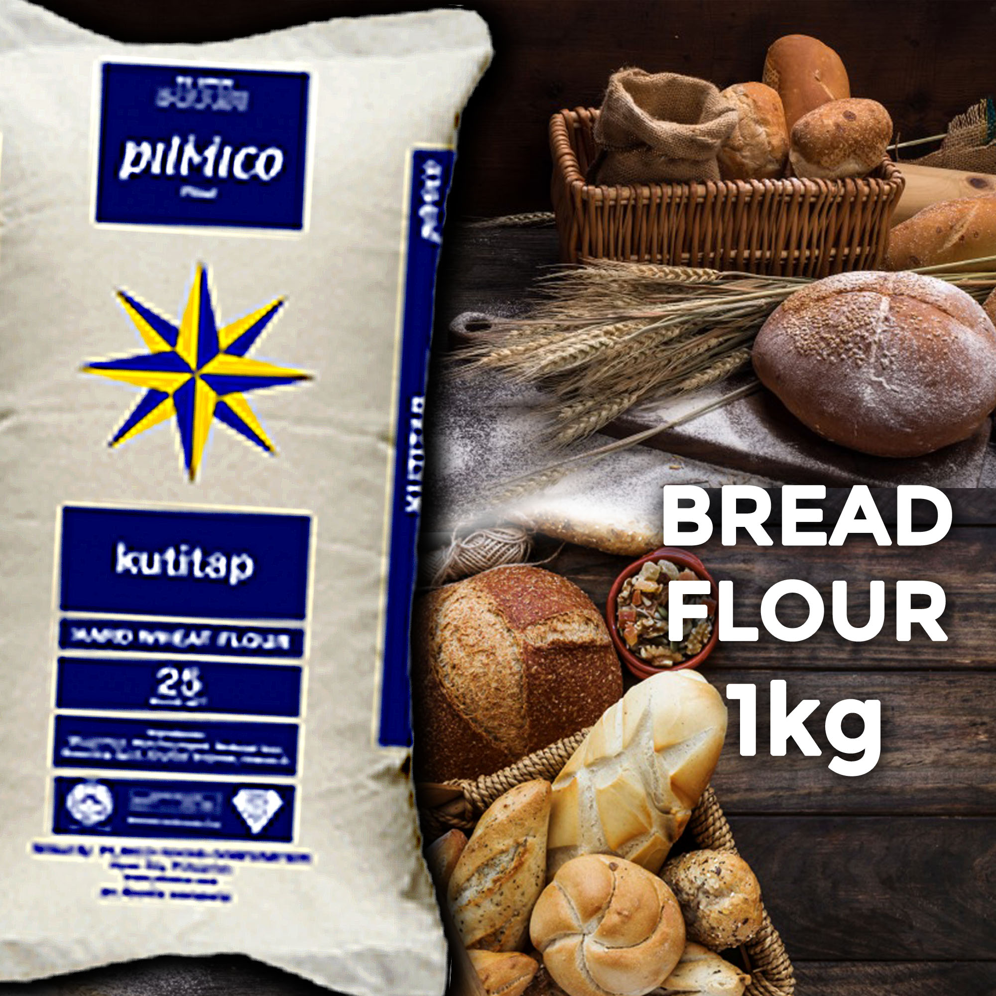 Bread Flour "Kutitap" First Class 1 kg