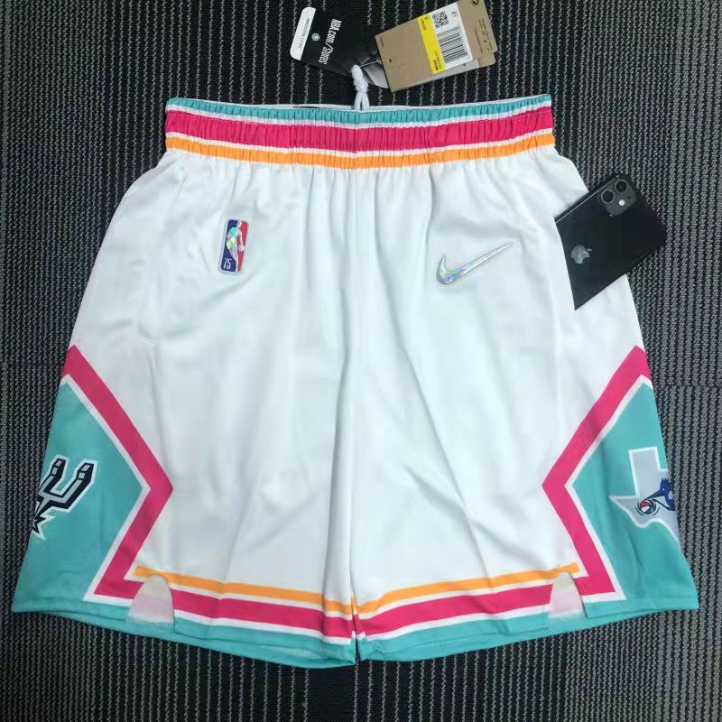 spurs jersey shorts