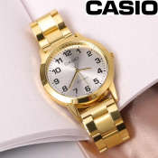 Casio Women's Quartz Gold/Silver Stainless Steel Watch
