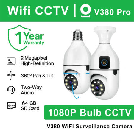 V380 Pro 1080P WiFi Security Camera with Audio and Night Vision