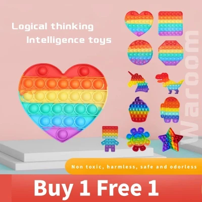 buy 1 free 1 cod buy one free one (random) pop it fidget toys sensory fidget toys Multiplayer interactive brain game Suitable for children and high-pressure people and the best choice as a gift(noted the 2finger only one pcs not 2pcs) (16)