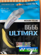 YONEX BG66 & BG66 ULTIMAX Badminton Strings (Random Colors)