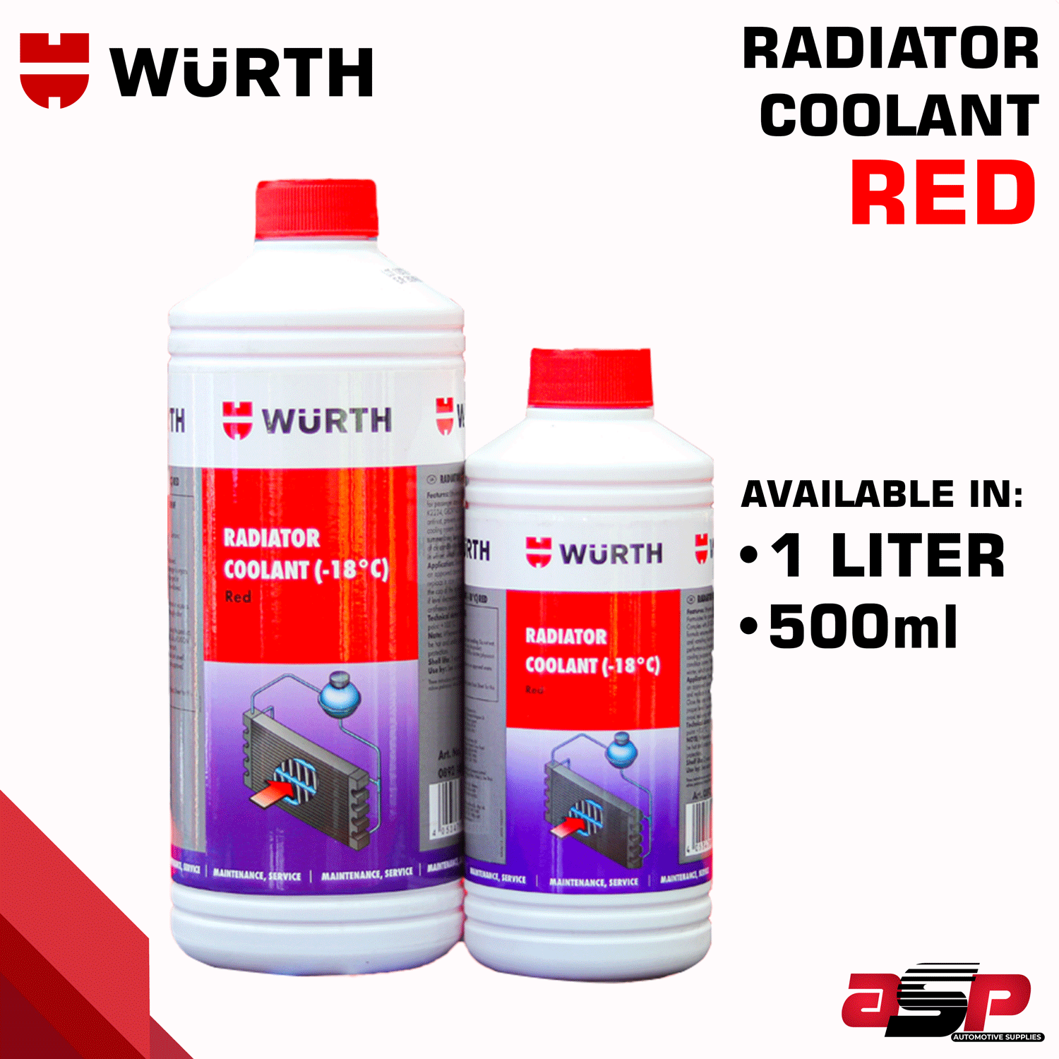 WURTH RADIATOR CLEANER AND CONDITIONER