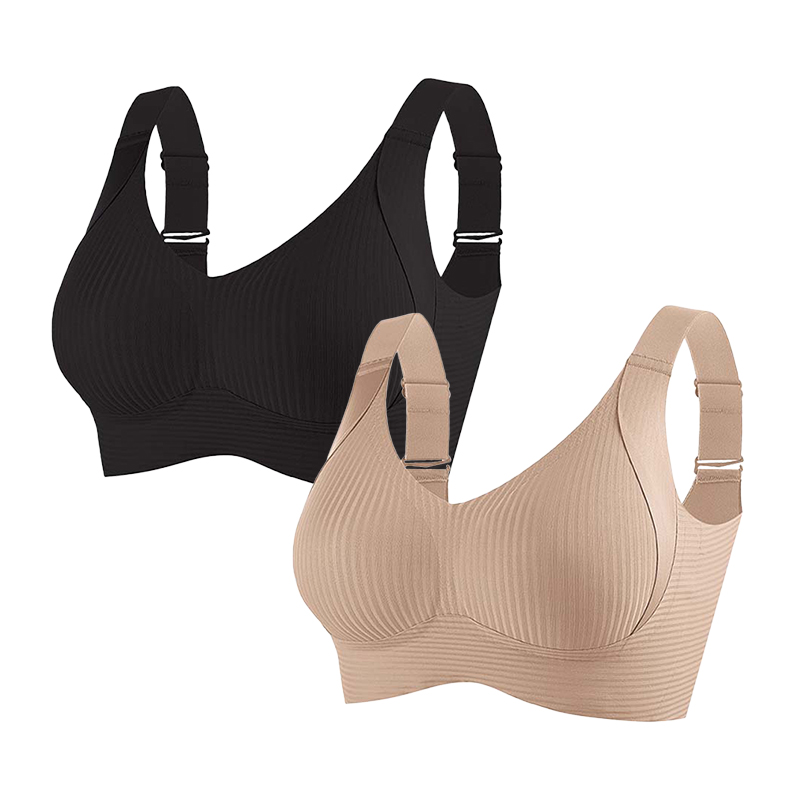 FallSweet Women Seamless Thin Minimizer Latex Bra Plus Size Paded Comfortable Underwear Full Cover Double Layer Push Up Brassiere M-4XL - Image 4