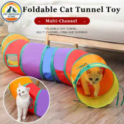 Collapsible Pet Tunnel Toy - Fun Indoor Toy for Pets