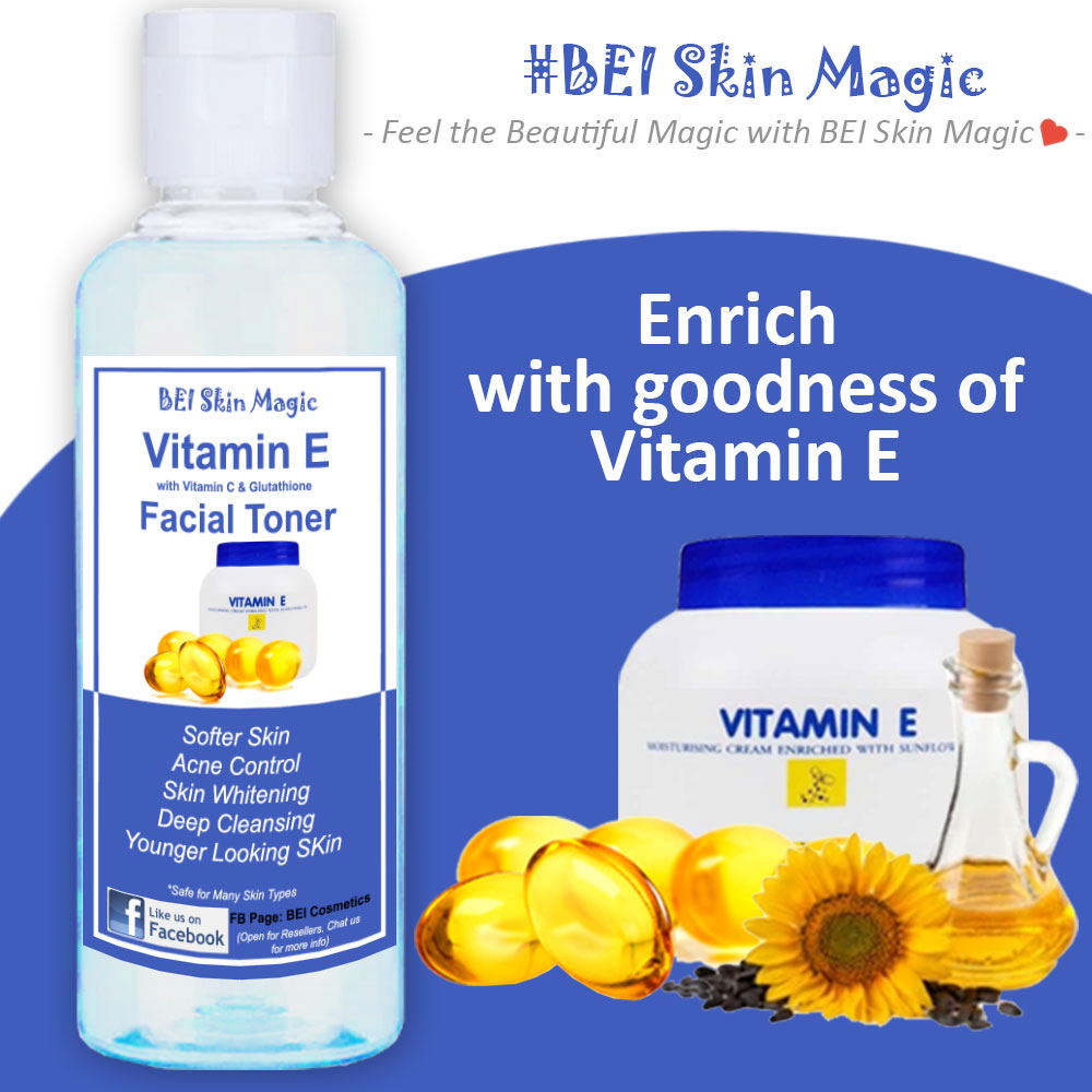 BEI Vitamin E Toner for Clearer, Younger Skin