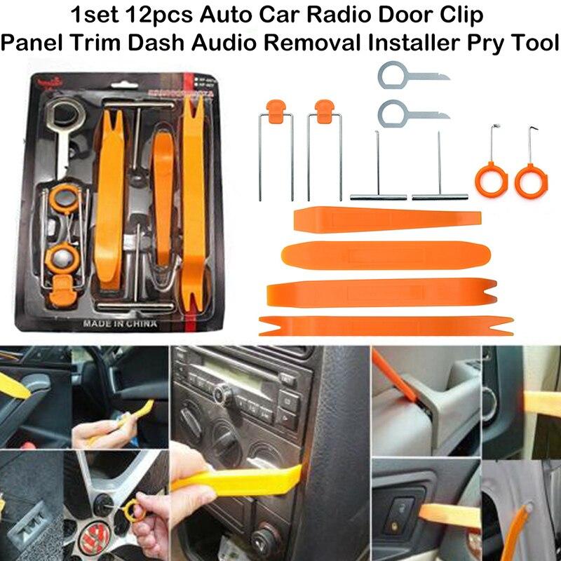 12pcs Car Pry Tool Kit Car Door Panel Dash Audio Trim Removal