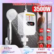 3500W Instant Electric Water Heater with Faucet Temperature Display