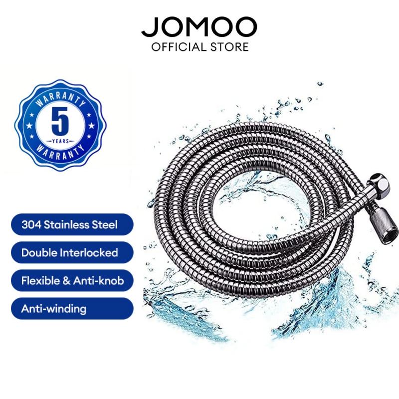 JOMOO Stainless Shower Hose, Double Interlocked, High Quality