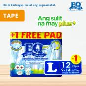 EQ Plus Budget Pack Large  – 13 pcs x 1 pack  - Tape Diaper