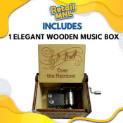 Wooden Music Box - Somewhere Over the Rainbow, Retailmnl