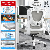 ErgoFlex Office Chair: High Back, Adjustable Armrest, Ultimate Comfort