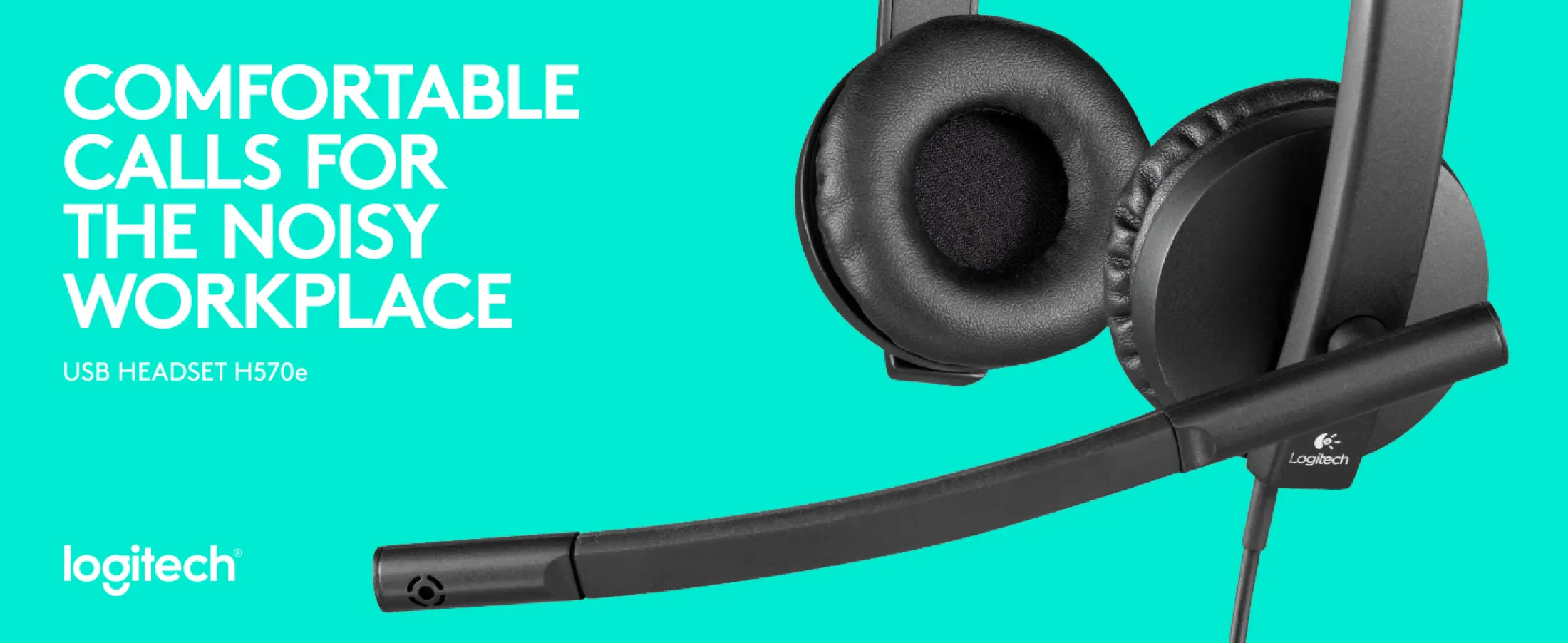 logitech usb headset stereo h570e