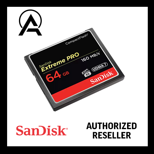 SanDisk 64GB Extreme PRO Compact Flash Memory Card UDMA 7 Speed Up To  160MB/s - SDCFXPS-064G-X46
