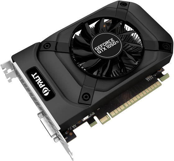 PALIT GeForce GTX 1050 TI STORMX 4GB GDDR5 (DVI / HDMI / DP) 128BIT Graphics Card - NE5105T018G1-1070F