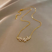 18K Gold Kyle Inspired Flower Necklace - Women's Birthday Gift