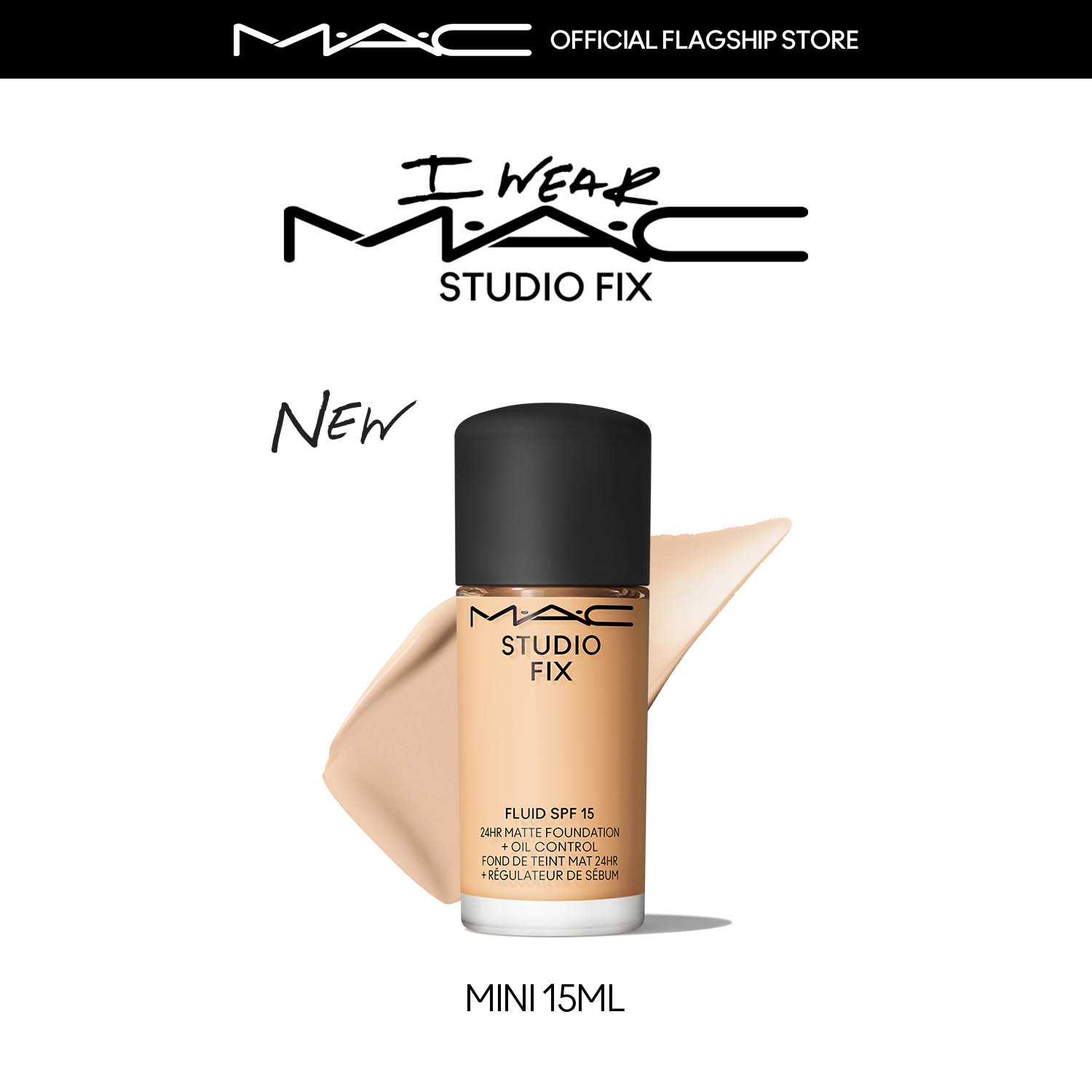 Discount on M·a·c  shoes - SKU: 【new】mac Studio Fix Fluid Spf 15 Mini / Skincare Liquid Foundation Medium To Full Buildable Coverage