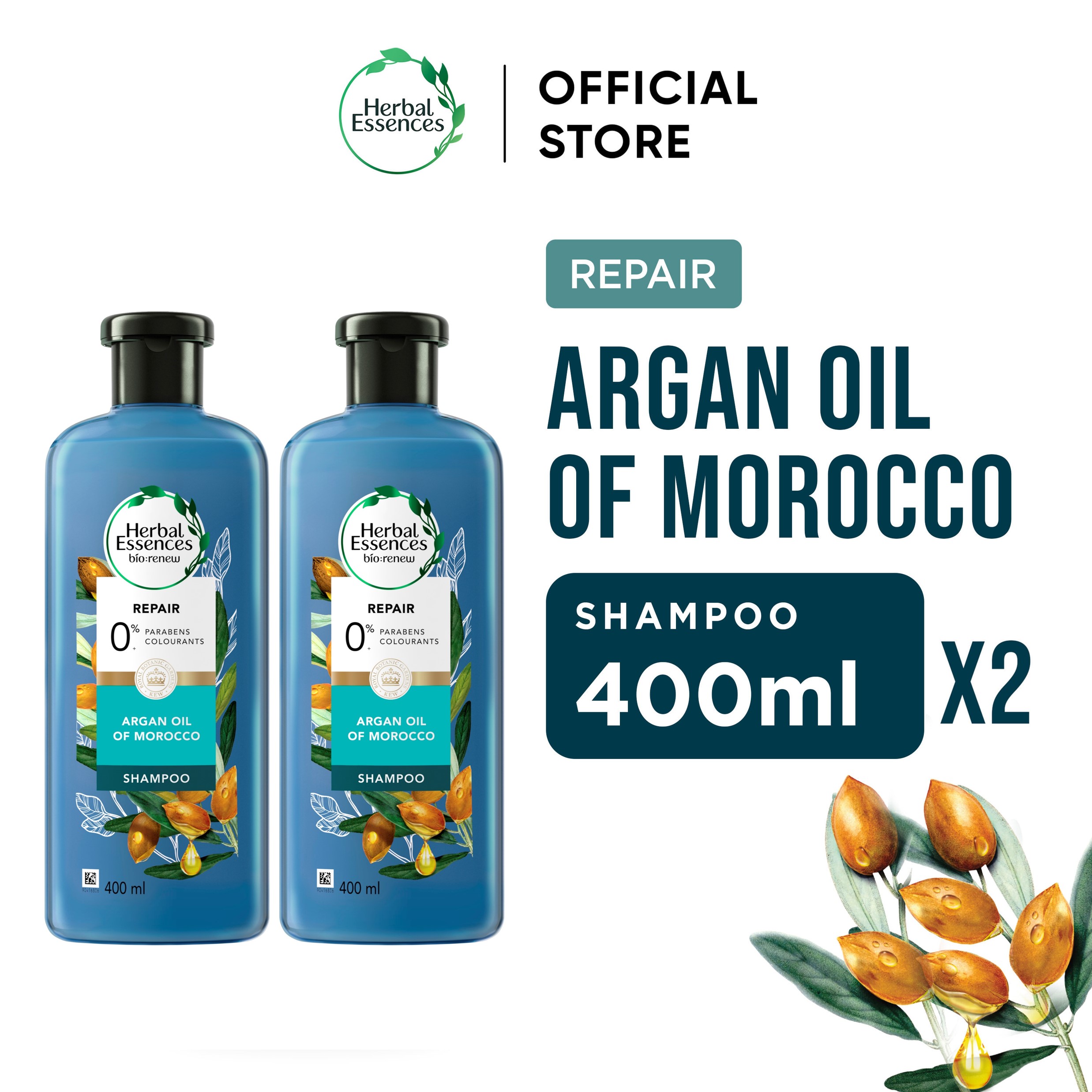 Herbal Essences Argan Oil of Morocco Shampoo 400ml