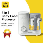 Boboduck 4-in-1 Baby Food Processor Blender Steamer