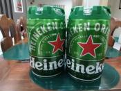 2 Pcs Heineken Original Premium Lager Beer Keg 5L 2PCS Jar